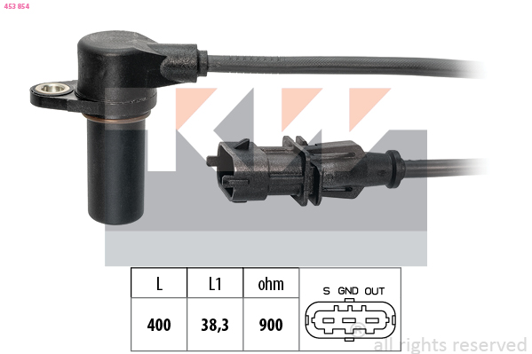 Senzor impulsuri, arbore cotit 453 854 KW
